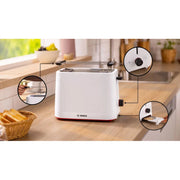 Brödrost TAT3M121 Vit 950W Bagels Funktion.