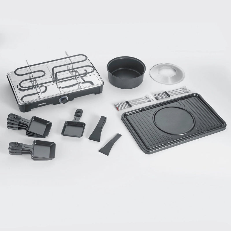 Fondue/Raclette Kombinerad 8pannor  2in1 RG 2347