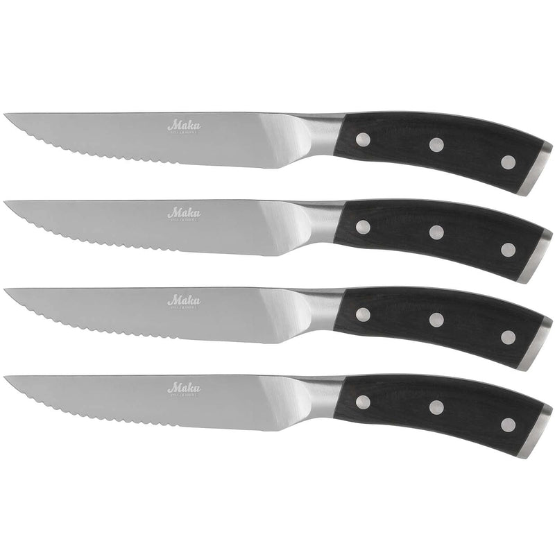 kött/pizzaknivar Pakka wood 4 st.
