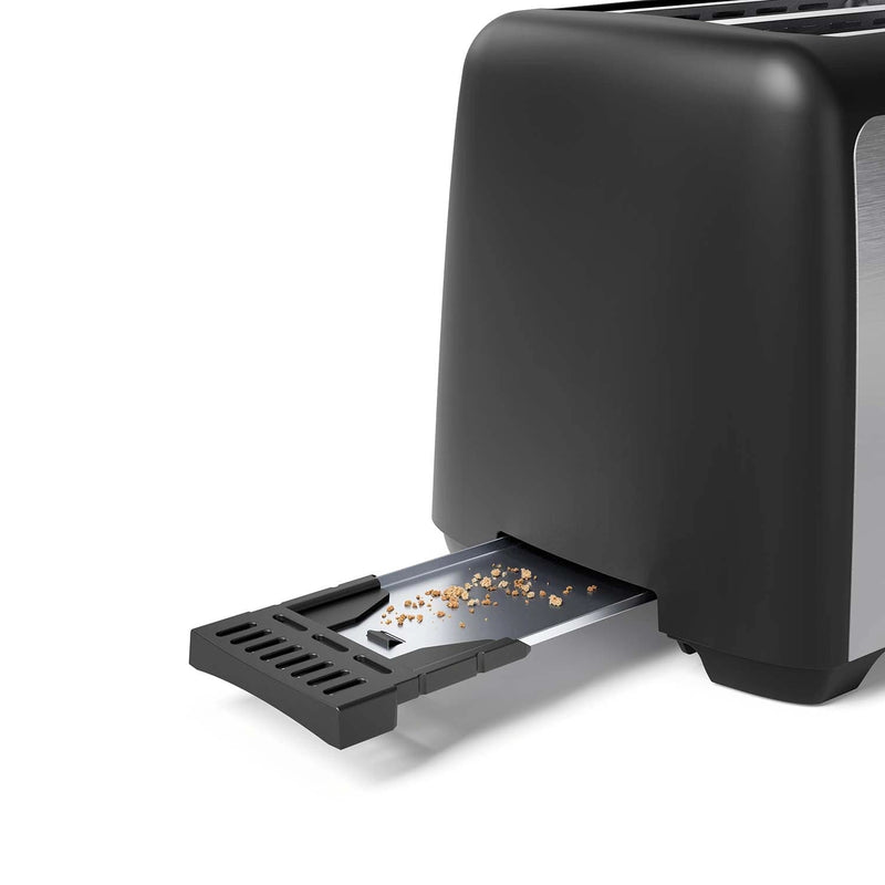 Brödrost 2 skivors 800W Rostfri - BR-1058
