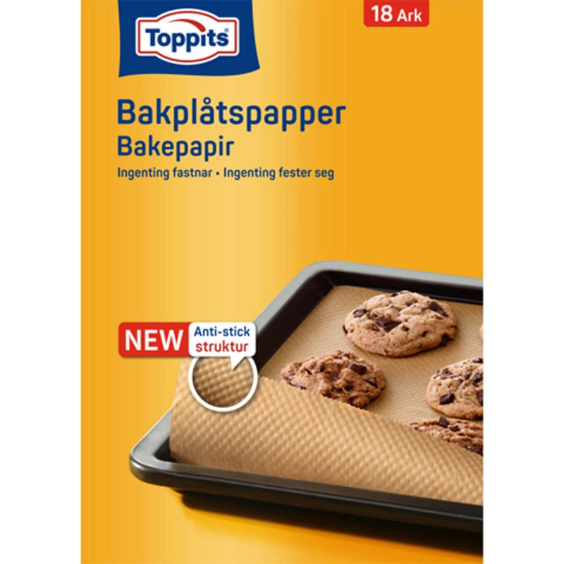 Bakplåtspapper 33X42CM OBL 18 ark 28st DFP