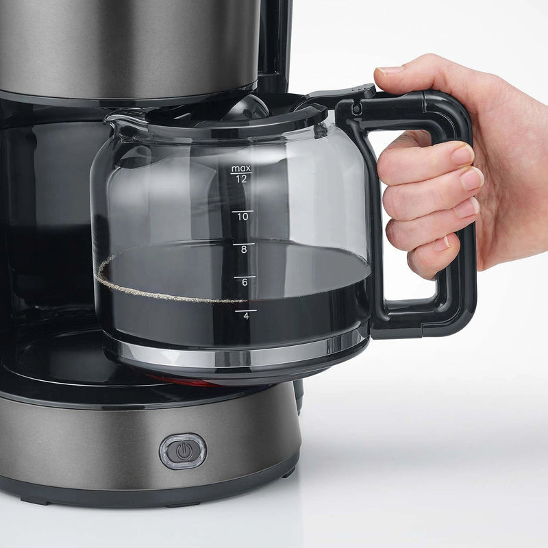 Kaffebryggare Dark Inox 1000W 1,25L KA9340