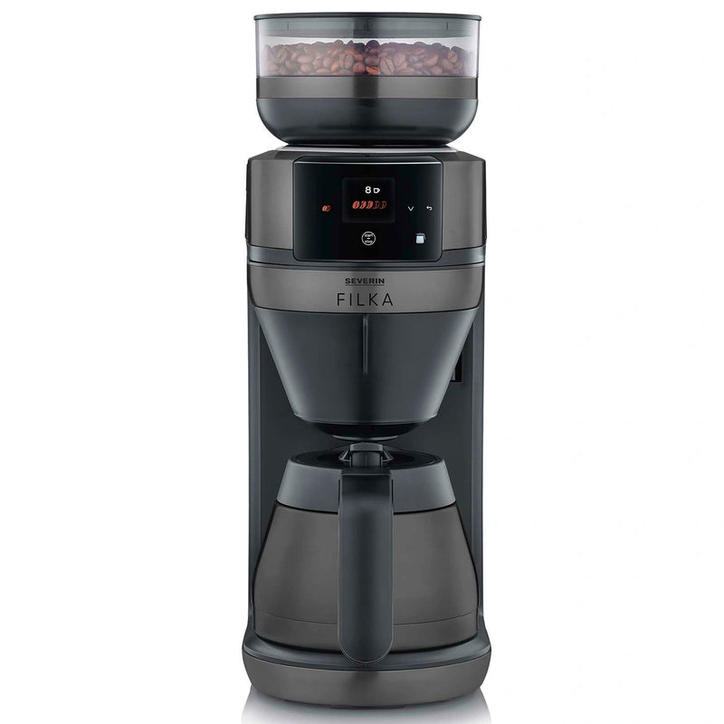 Helautomatisk filterkaffebryggare FILKA 2.0 med termoskanna KA 4855 Dark Inox
