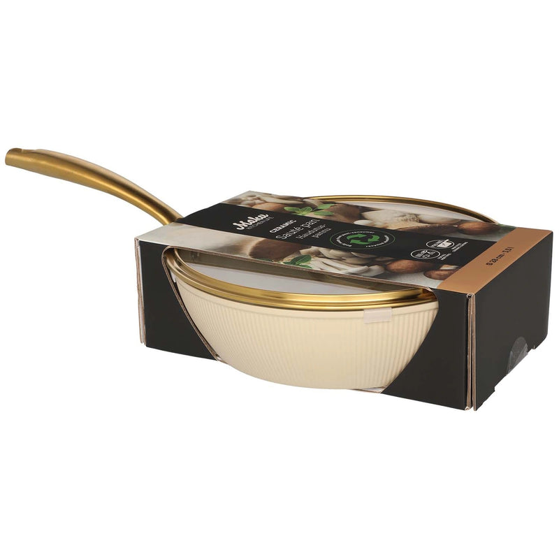 Sautépanna Maku beige 28 cm 3,5 L