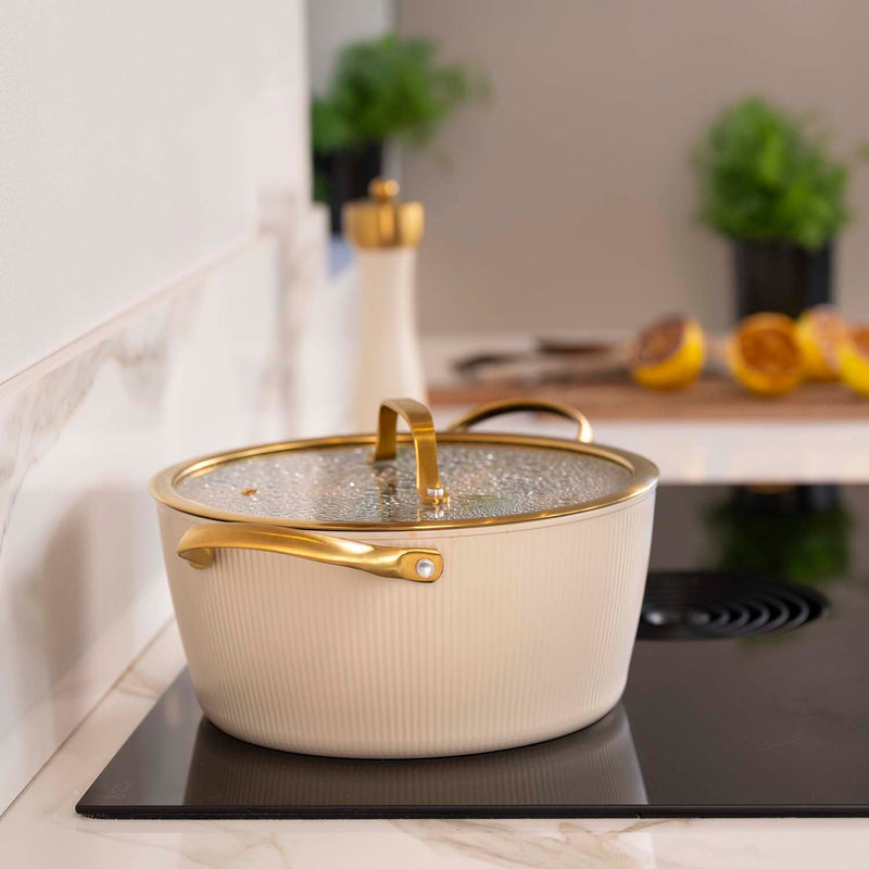 Gryta Maku beige 24 cm 4,4 L