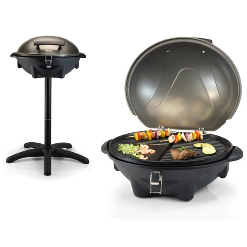 El-grill på avtagbart stativ
