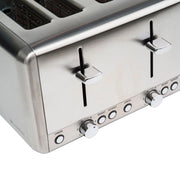 Brödrost 4 skivor 1000W BR420 Rostfri
