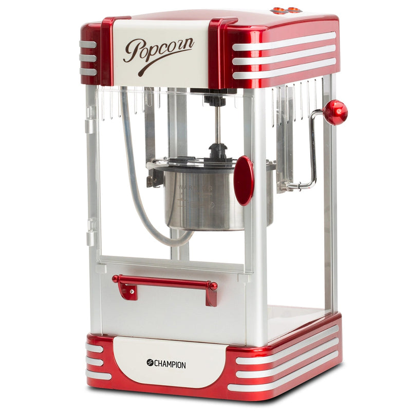 Popcornmaskin Retro XL PCM406 Röd Metallic