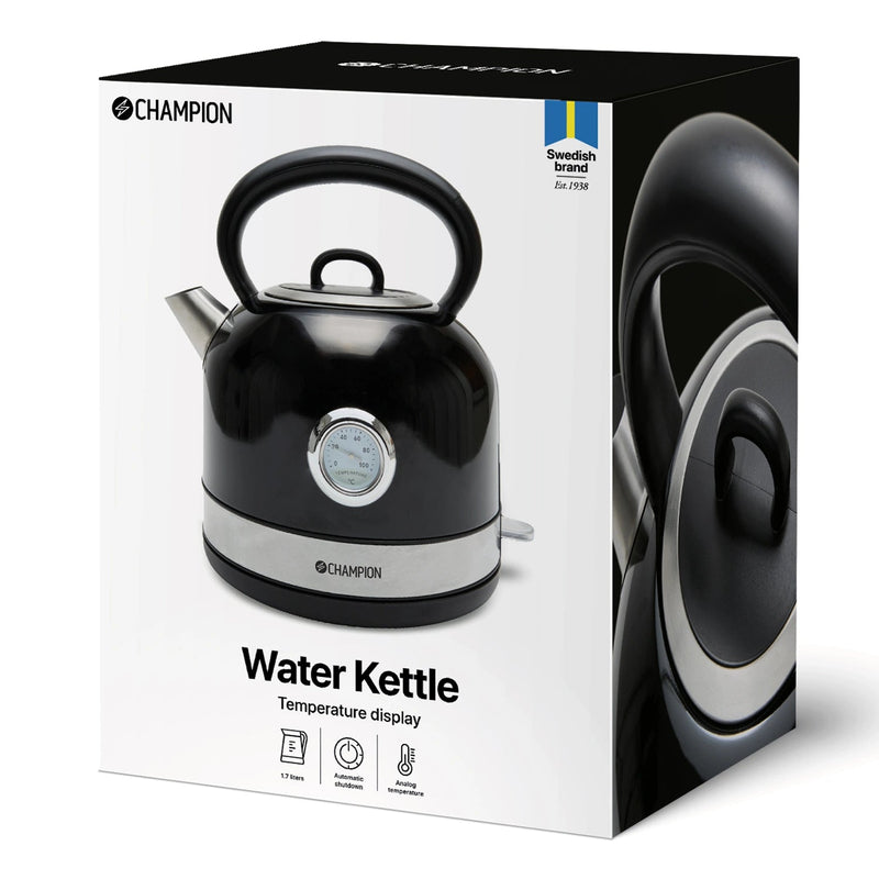 Vattenkokare Retro 1,7L VK401 Svart